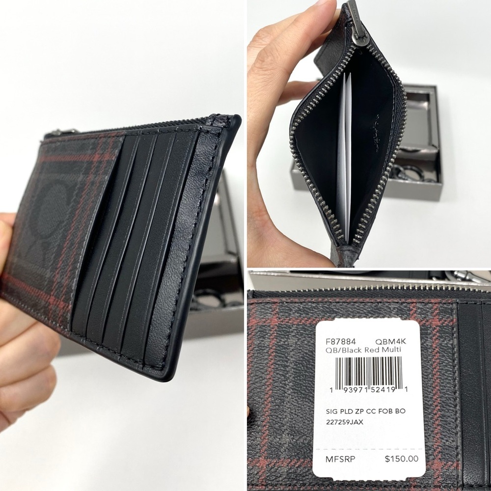NWT 2 PCs Coach Card Case & Key Fob - Picture 5 of 9